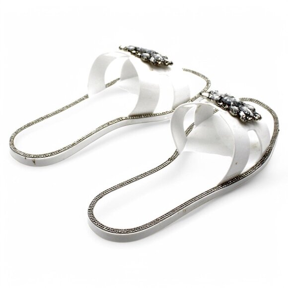 Olivia Miller Women S Kai Jelly Sandals - Fresh and Playful Elegance in White - Picture 4 of 7